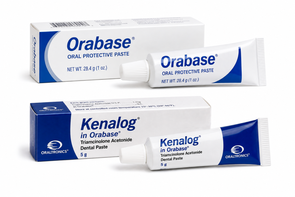 Gel Antiseptik Lokal (Orabase, Kenalog)